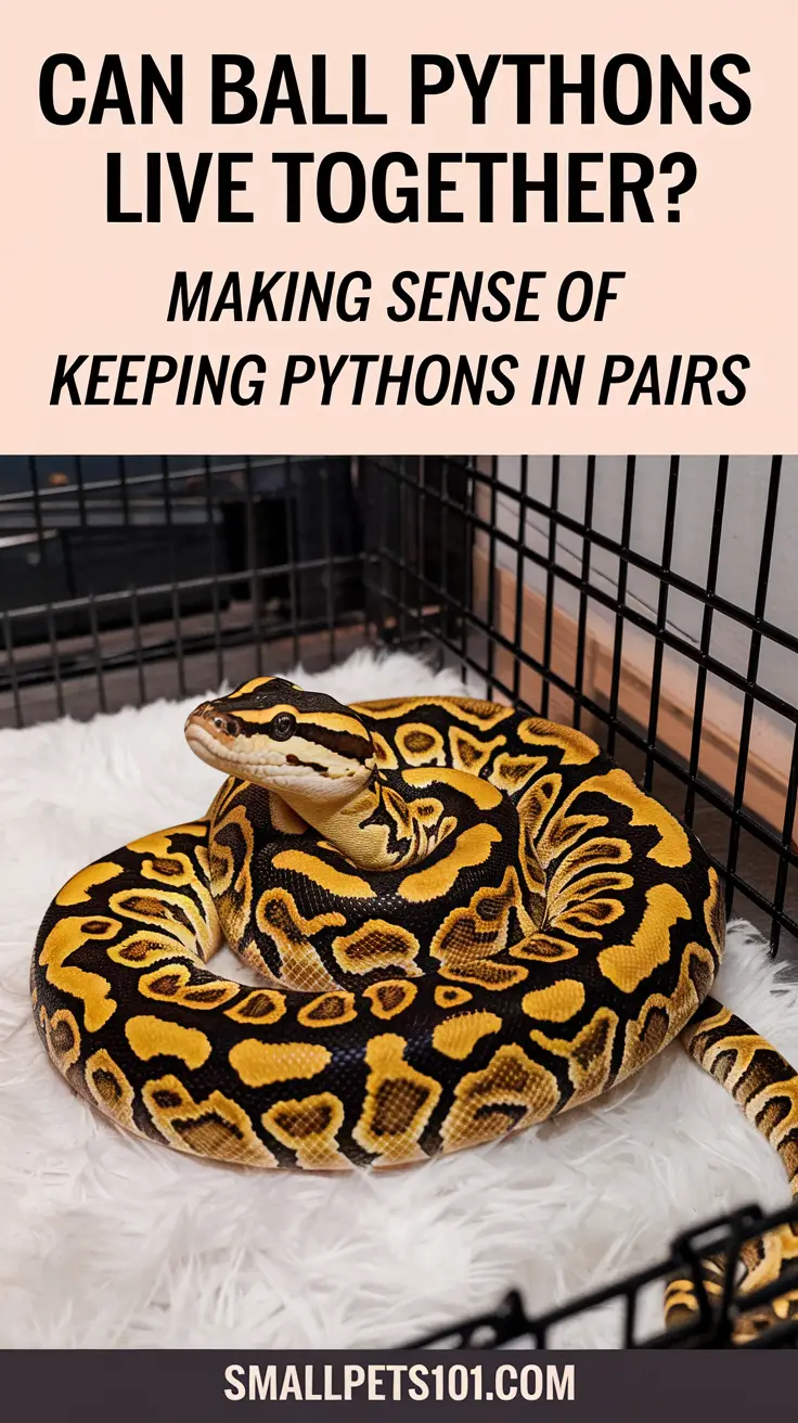 Can Ball Pythons Live Together Making Sense of Keeping Pythons in Pairs
