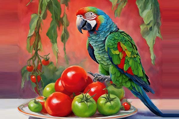 Can Parrots Eat Tomatoes