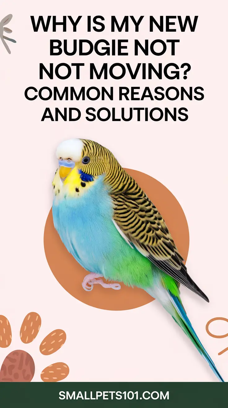 Why Is My New Budgie Not Moving Common Reasons and Solutions