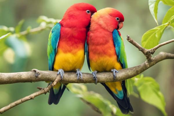 Parakeets vs Lovebirds