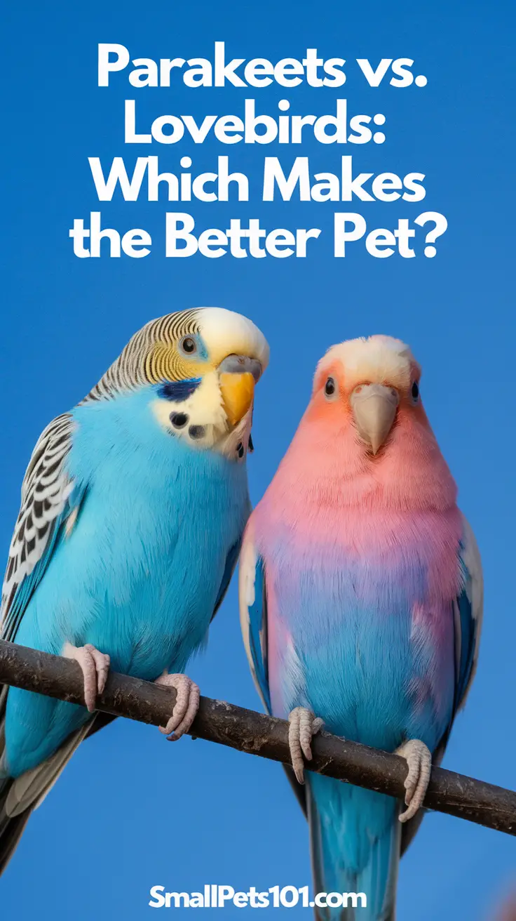 Parakeets vs. Lovebirds: Which Makes the Better Pet?